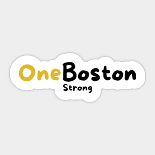 BostonStrong OneBostonDay Sticker